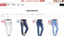 Spodnie damskie / spodnie dżinsowe z wysokim i niskim stanem - sklep internetowy BIG STAR 2017